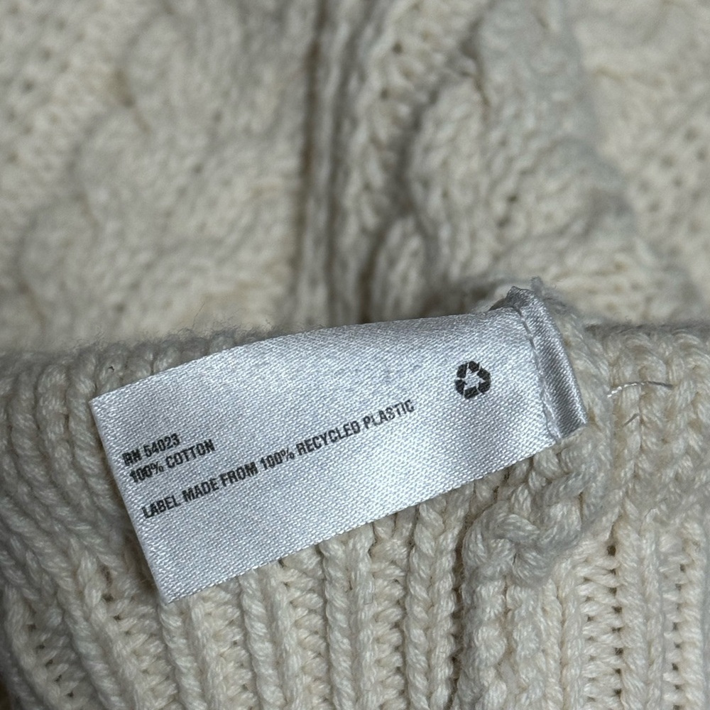 Baby Gap 6-12 Month Cotton Cable-Knit Sweater One-Piece Romper - Picture 6 of 10